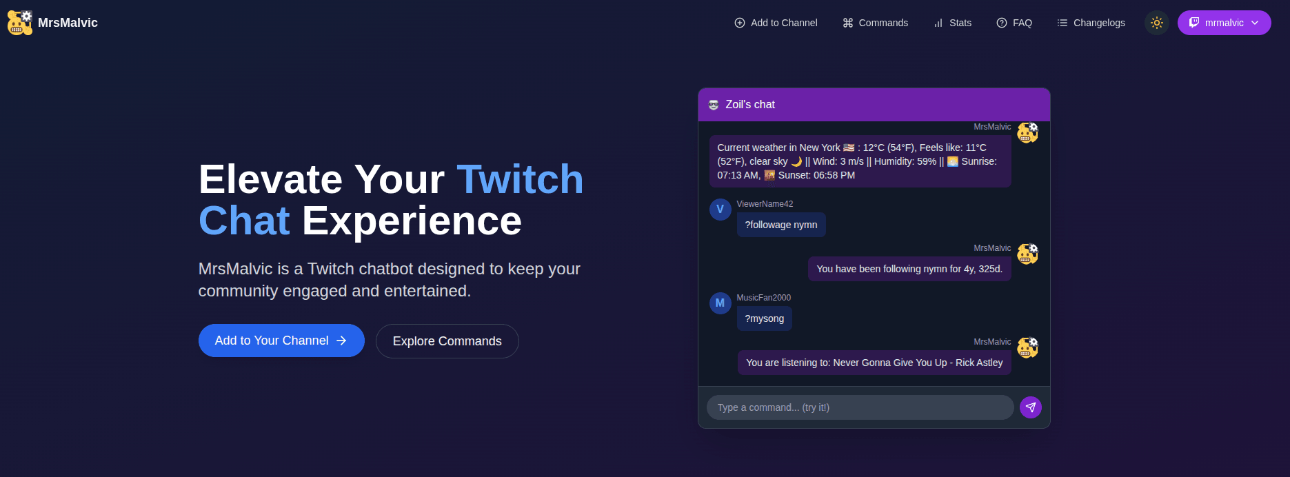Twitch.tv Chatbot